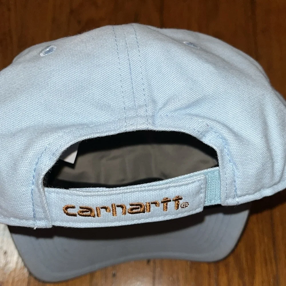 Carhartt Light Blue Logo Adjustable Baseball Cap One Size
